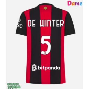 AC Milan Koni De Winter #5 Replika Hjemmebanetrøje Dame 2026-27 Kortærmet